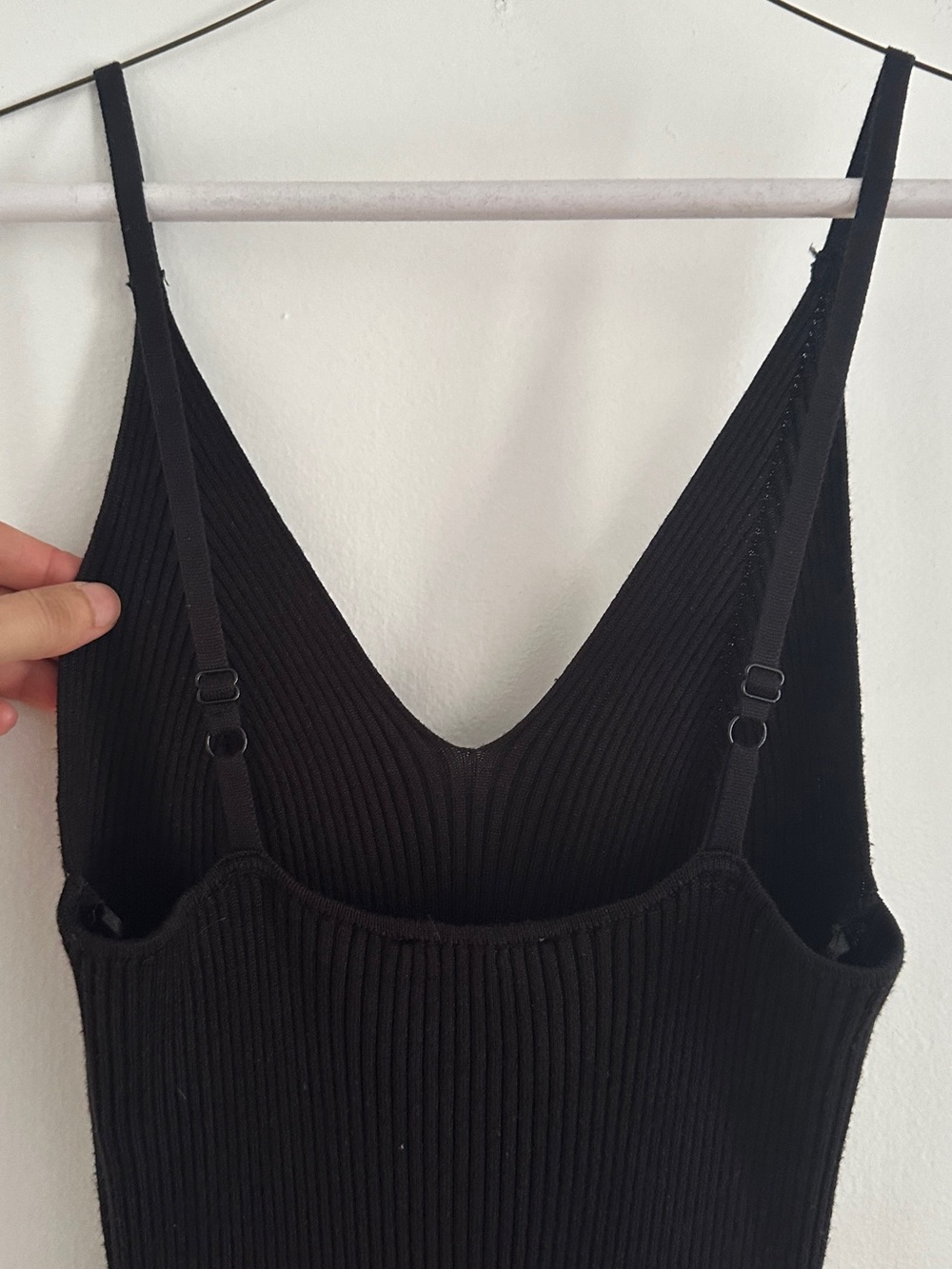 Knit Ribbed Midi Dress - Picture 4 of 6